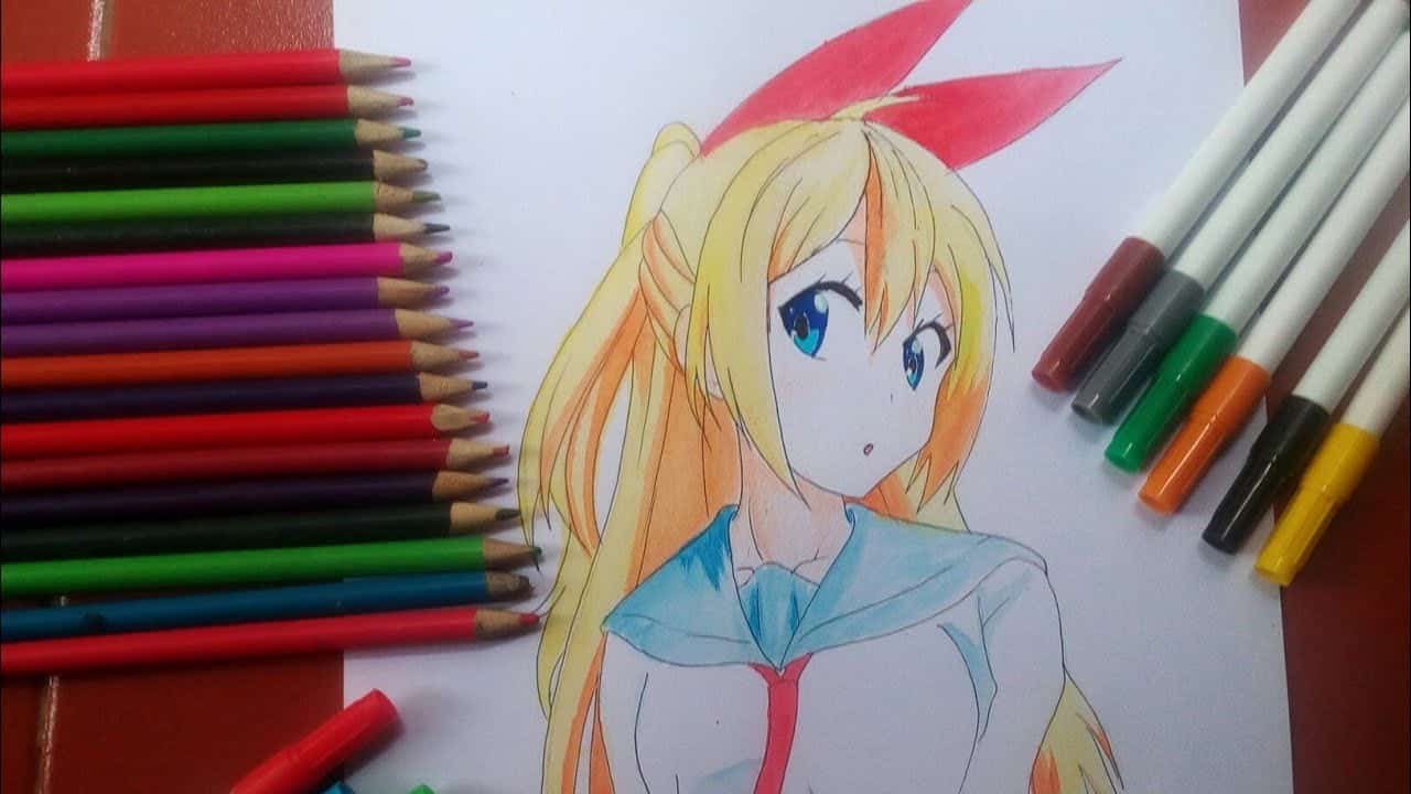 Cách Vẽ Mắt Anime Nam Nữ Đơn Giản Bằng Bút Chì Màu