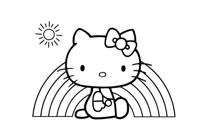 567+ trang tô màu Hello Kitty đẹp và cực kỳ dễ thương - Tranh Tô Màu cho bé