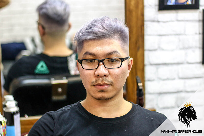 Nhuộm tóc nam màu khói theo phong cách Hàn Quốc 2022
